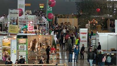 Messehalle der 'Animal' Messe in Stuttgart 2017 Messehalle der 'Animal' Messe 2017