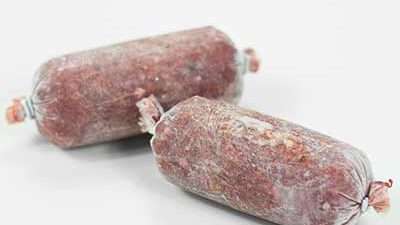 Fertigbarf in Wurstform