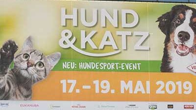 Eingangsbereich der 'Hund & Katz' 2019 in Dortmund