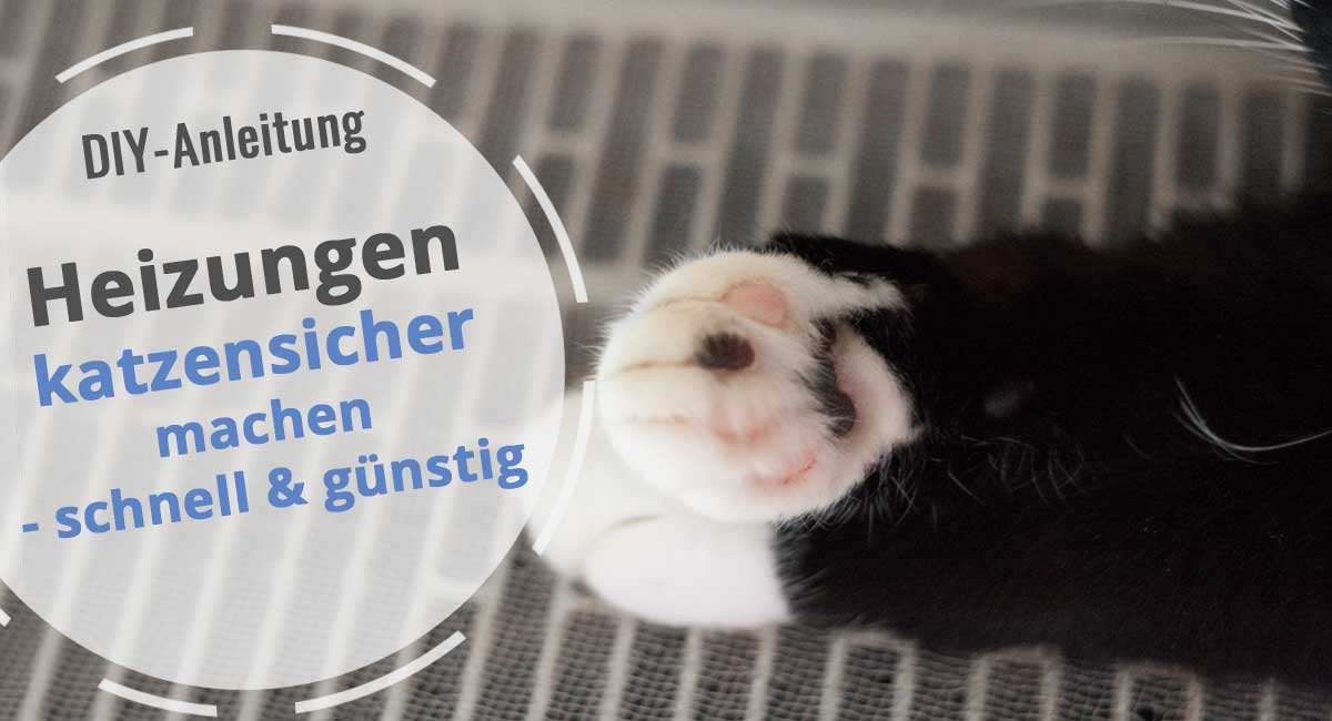 Heizkörper-Staubschutz Mit Süßem Katzenmotiv – Produktbild-Vorschau 3